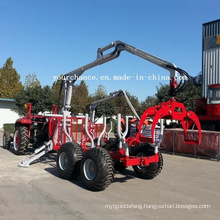 Hot Selling Zm3004 Heavey Duty Log Trailer with 400 60-15.5 Big Tyre